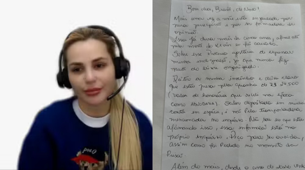 Presa em Operação, Deolane Bezerra escreve carta na cadeia, conteúdo é revelado e chama atenção