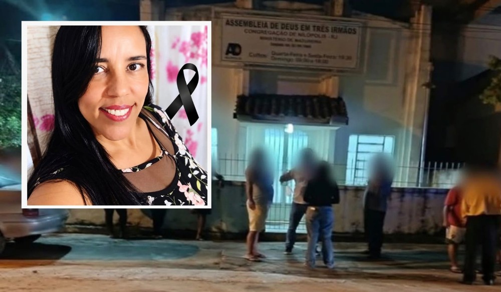 Mulher é mortta com tir0 na cabeça durante culto; ex-companheiro é preso