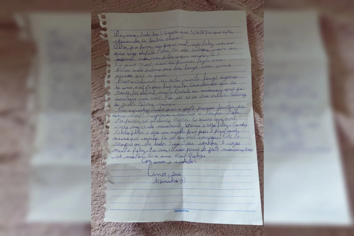 Adolescente de 13 anos desaparece e deixa carta para família; conteúdo é revelado e motivo chama atenção