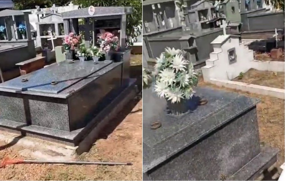 Pelo menos 21 cruccifixos de bronze são furttados de jazigos em cemitério no RN