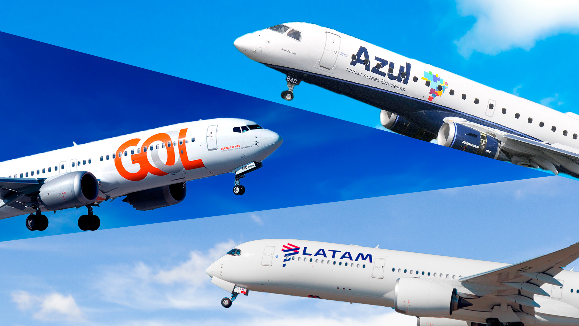 Feriadão de ofertas: Gol, Latam e Azul têm promoções de passagens nacionais, com voos a partir de R$ 277 ida e volta!