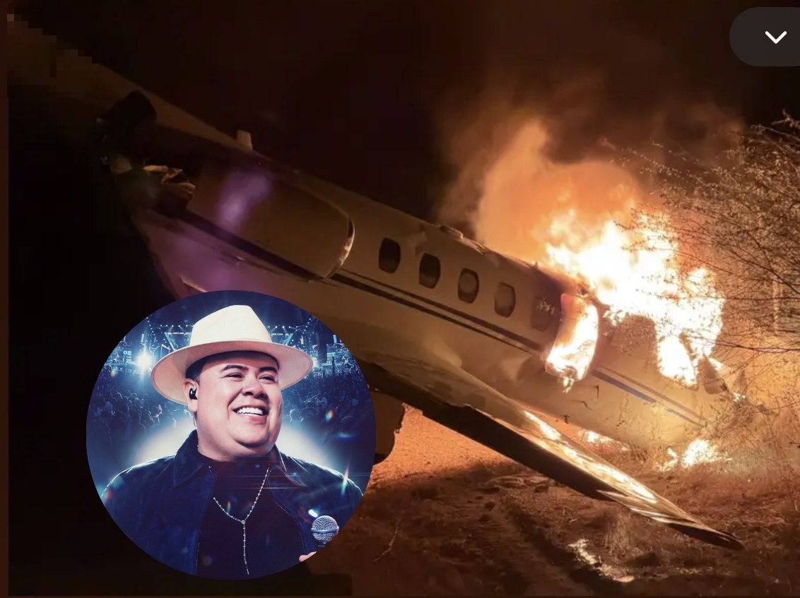 Avião com cantor Rey Vaqueiro pega fogo após sair da pista em pouso no interior do RN